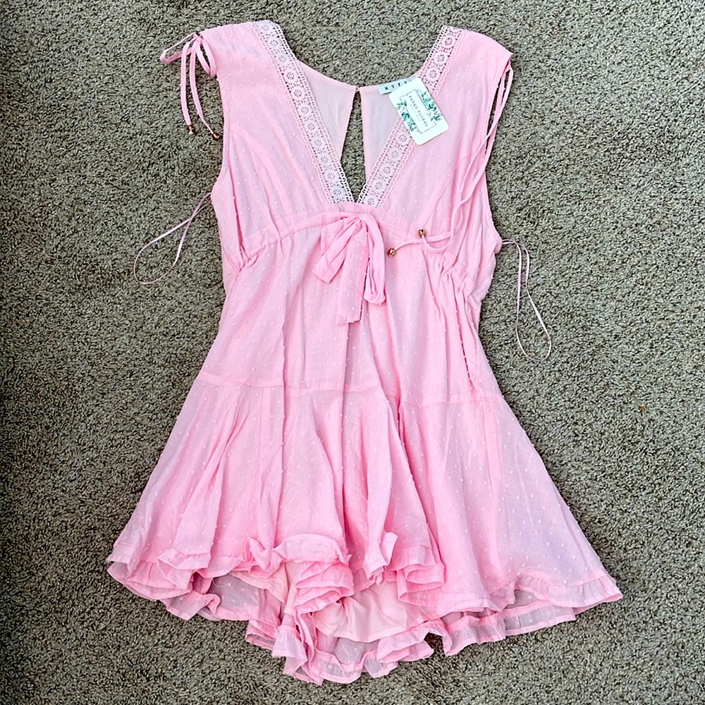 Ballerina Pink Romper NWT